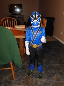 Grandson Austin dressed for Trick-or-Treat.  Photo by Grace Grogan