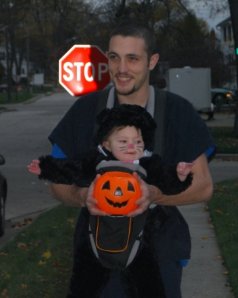 Patrick and Kiley Trick-or-Treating.  Photo by Grace Grogan