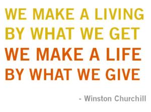 Volunteer - Make  a Life by What we Give